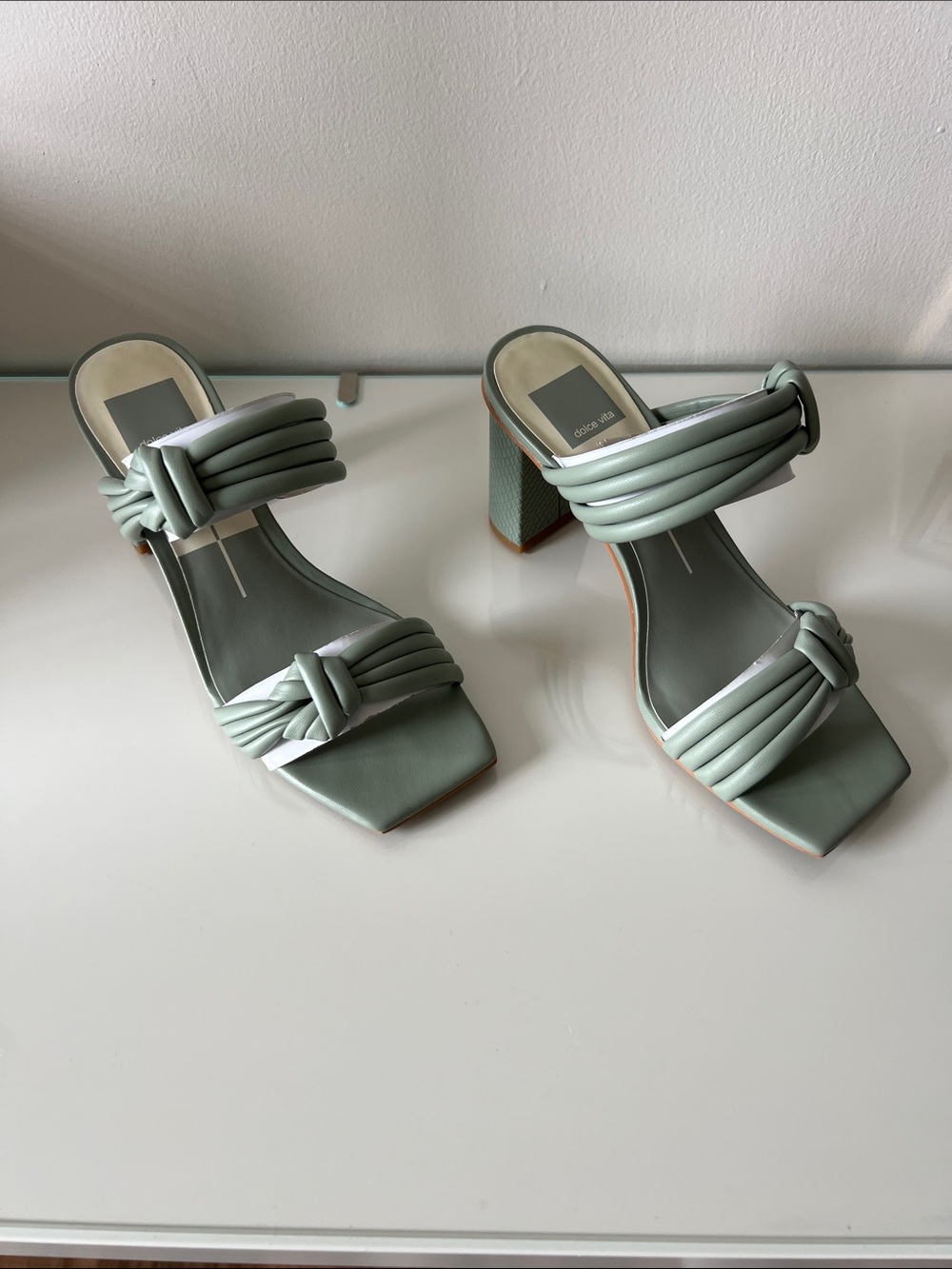 Dolce Vita Teal Heel Sandals